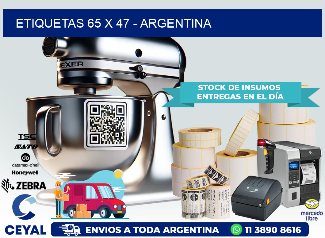 ETIQUETAS 65 x 47 – ARGENTINA