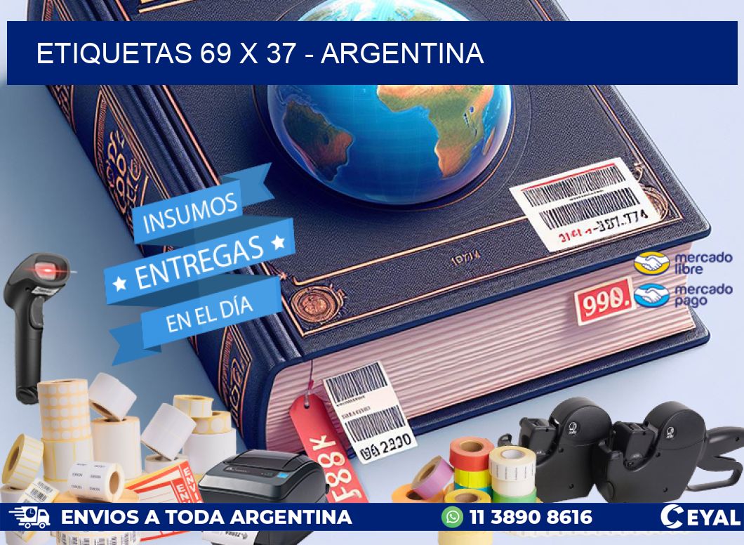 ETIQUETAS 69 x 37 - ARGENTINA