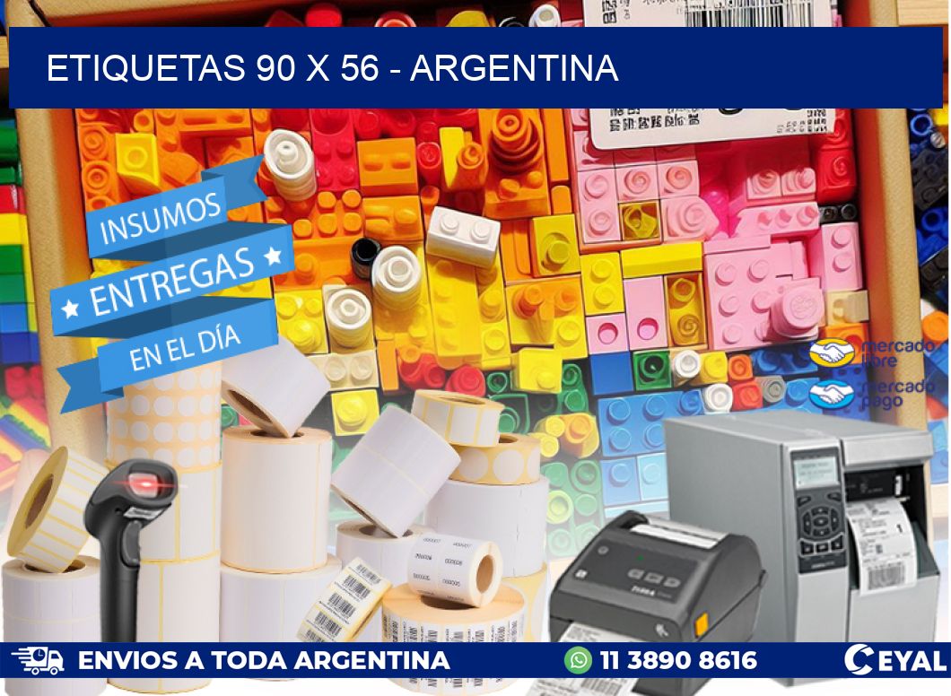 ETIQUETAS 90 x 56 - ARGENTINA