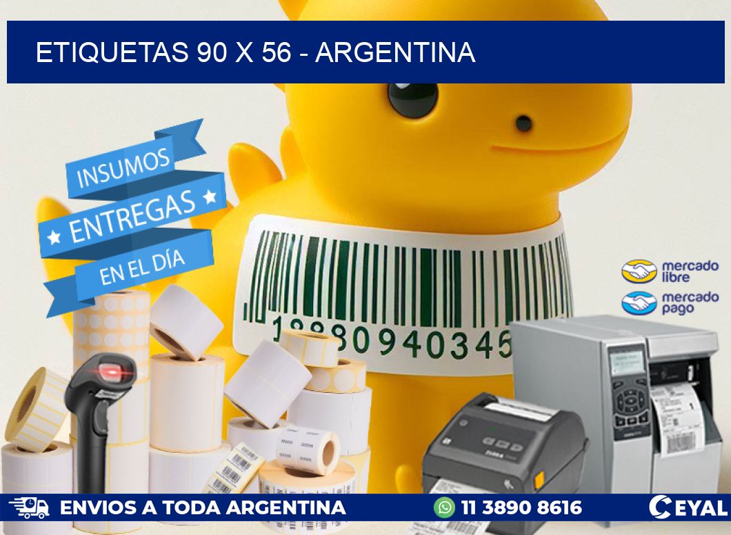 ETIQUETAS 90 x 56 - ARGENTINA