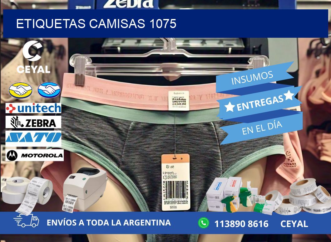 ETIQUETAS CAMISAS 1075