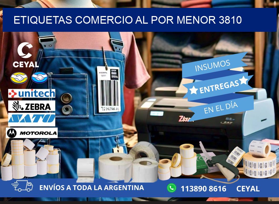 ETIQUETAS COMERCIO AL POR MENOR 3810