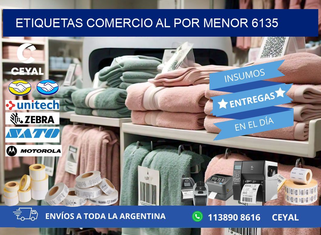 ETIQUETAS COMERCIO AL POR MENOR 6135