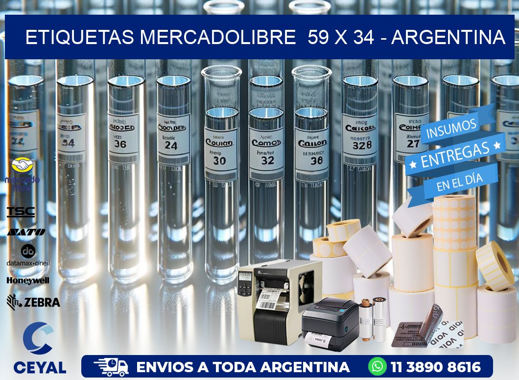 ETIQUETAS MERCADOLIBRE  59 x 34 – ARGENTINA