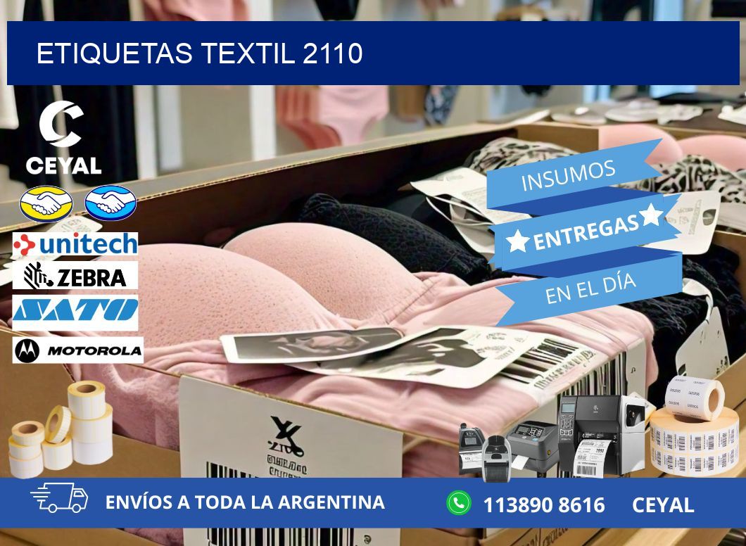 ETIQUETAS TEXTIL 2110