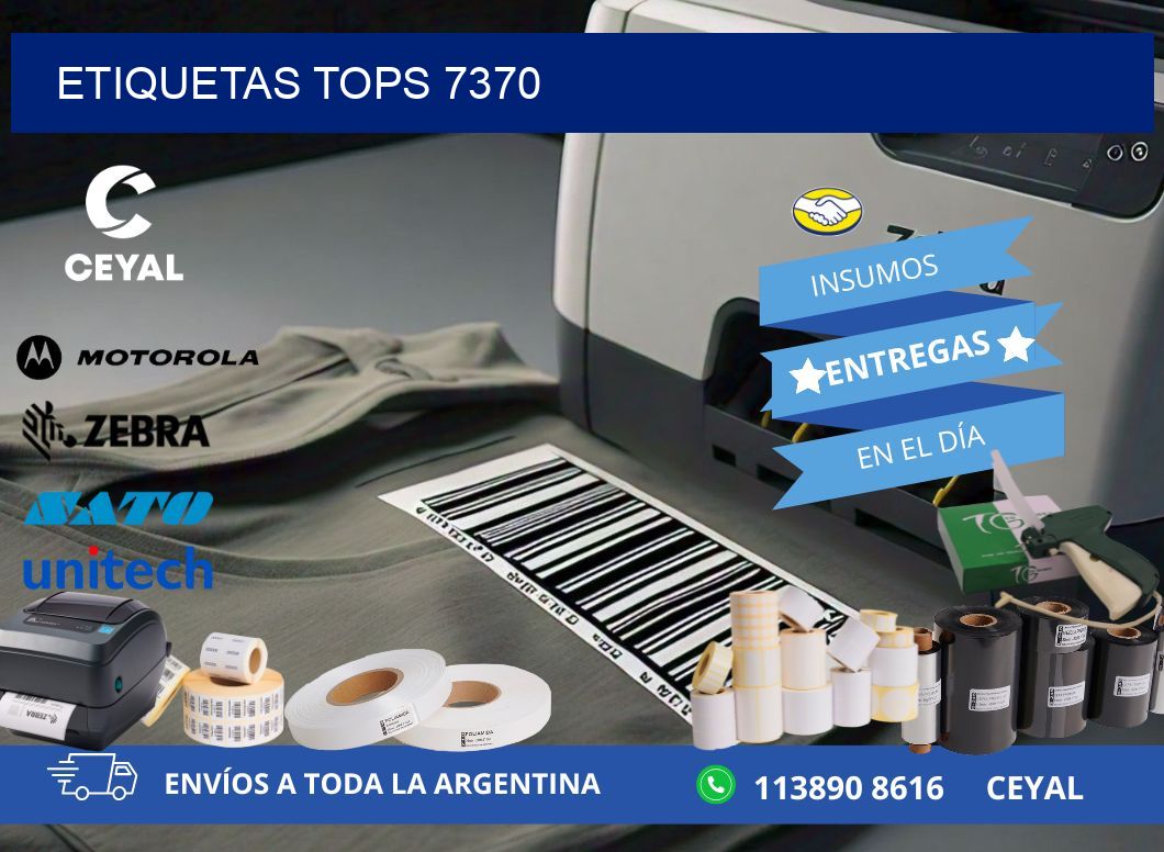 ETIQUETAS TOPS 7370