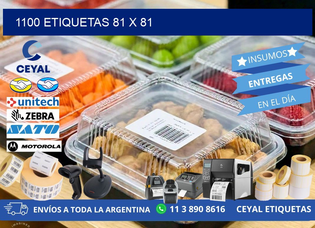 1100 ETIQUETAS 81 x 81