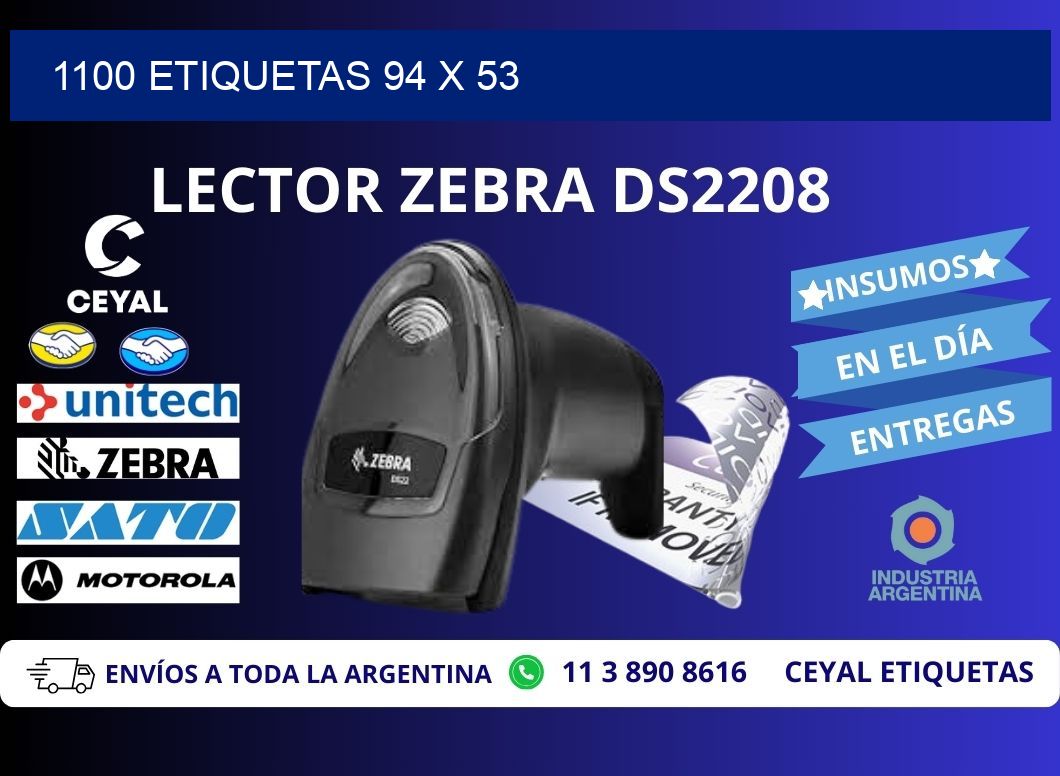 1100 ETIQUETAS 94 x 53