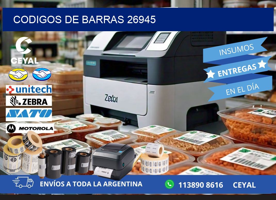 CODIGOS DE BARRAS 26945
