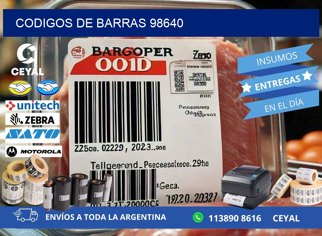 CODIGOS DE BARRAS 98640