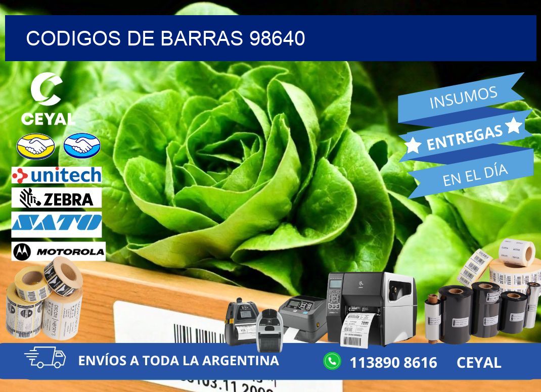 CODIGOS DE BARRAS 98640