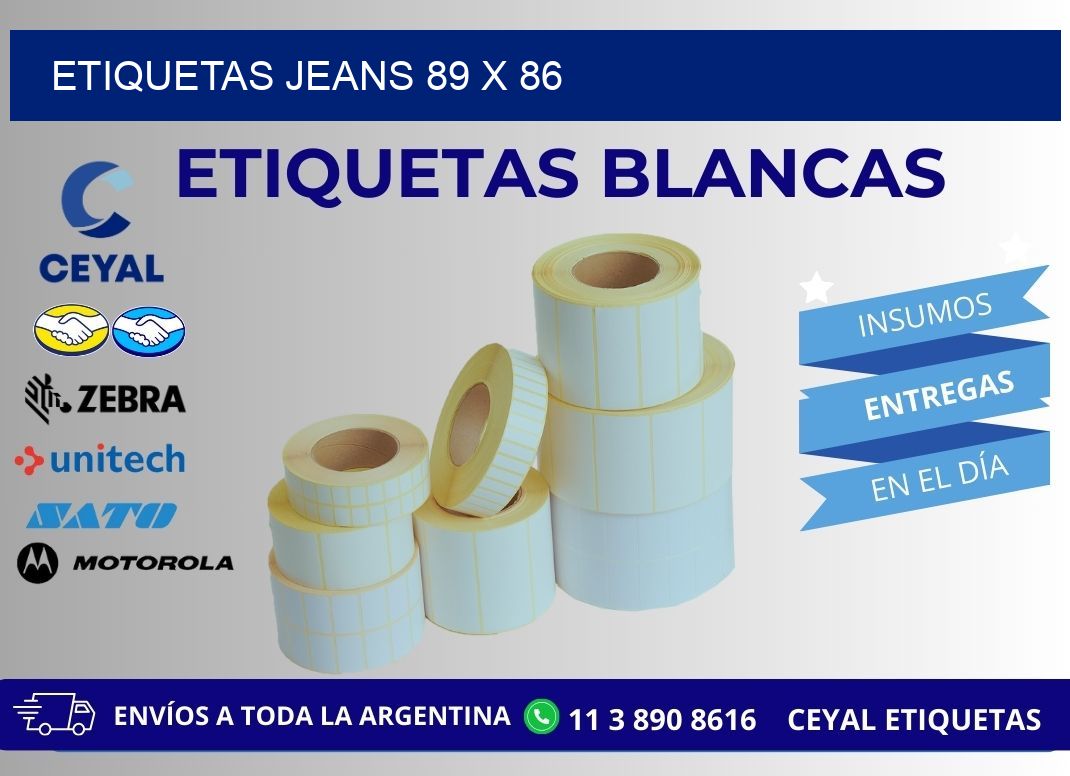 ETIQUETAS JEANS 89 x 86