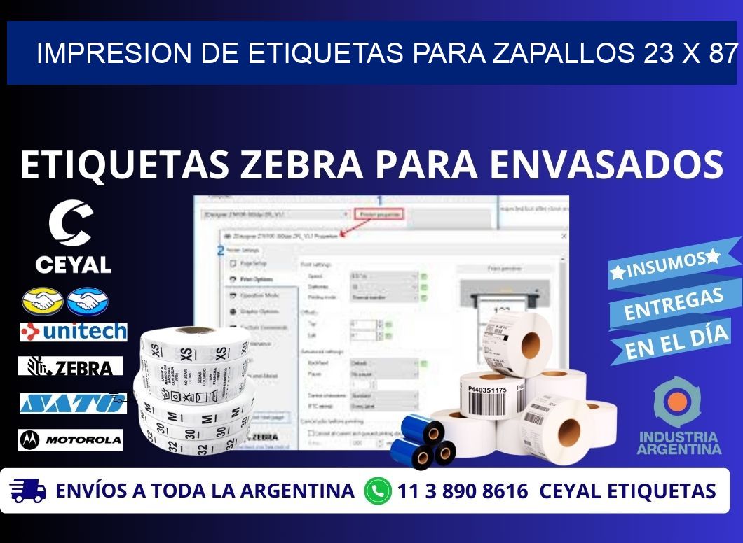 IMPRESION DE ETIQUETAS PARA ZAPALLOS 23 x 87