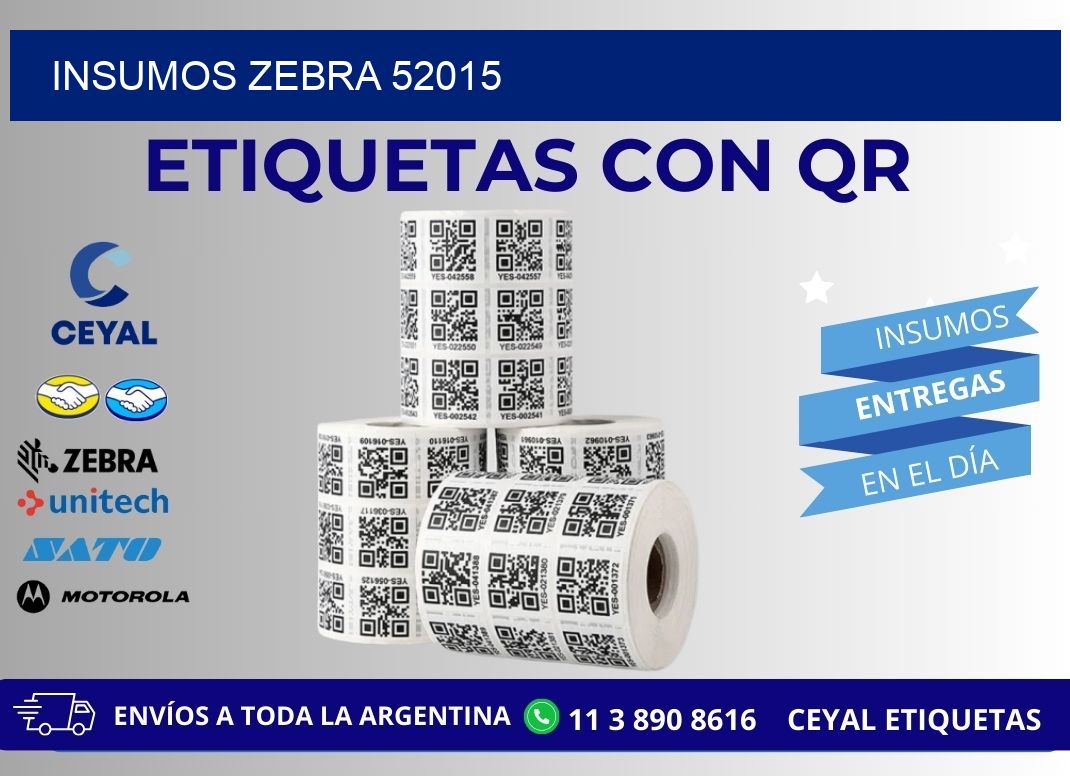 INSUMOS ZEBRA 52015