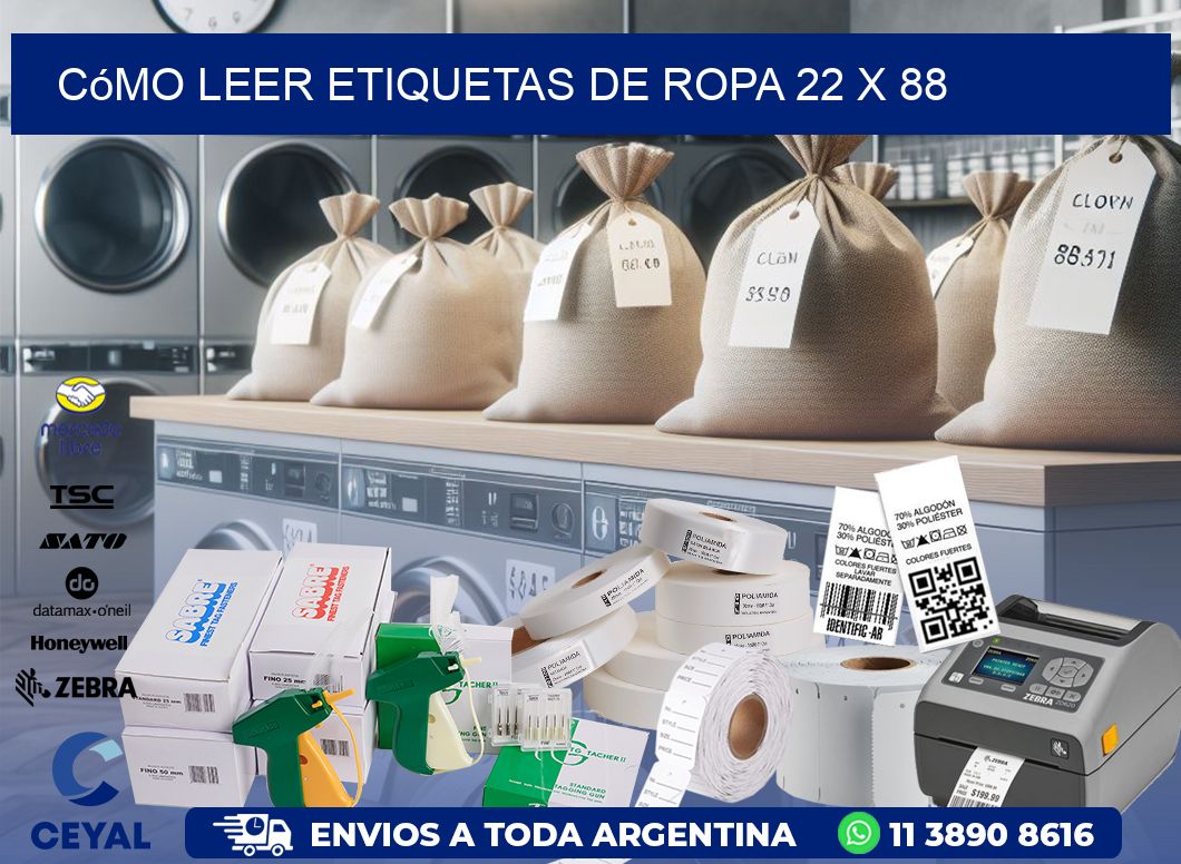 Cómo Leer Etiquetas de Ropa 22 x 88