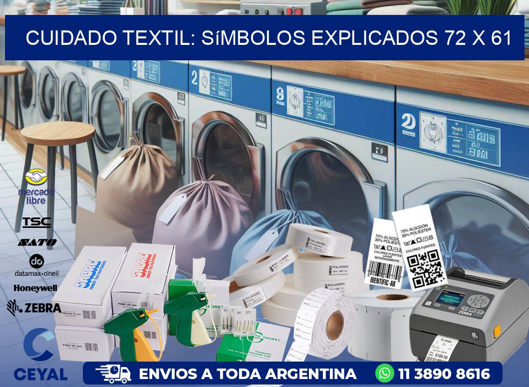 Cuidado Textil: Símbolos Explicados 72 x 61