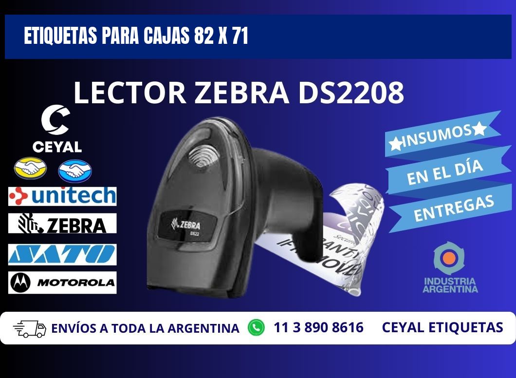 ETIQUETAS PARA CAJAS 82 x 71
