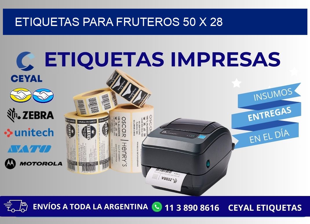 ETIQUETAS PARA FRUTEROS 50 x 28