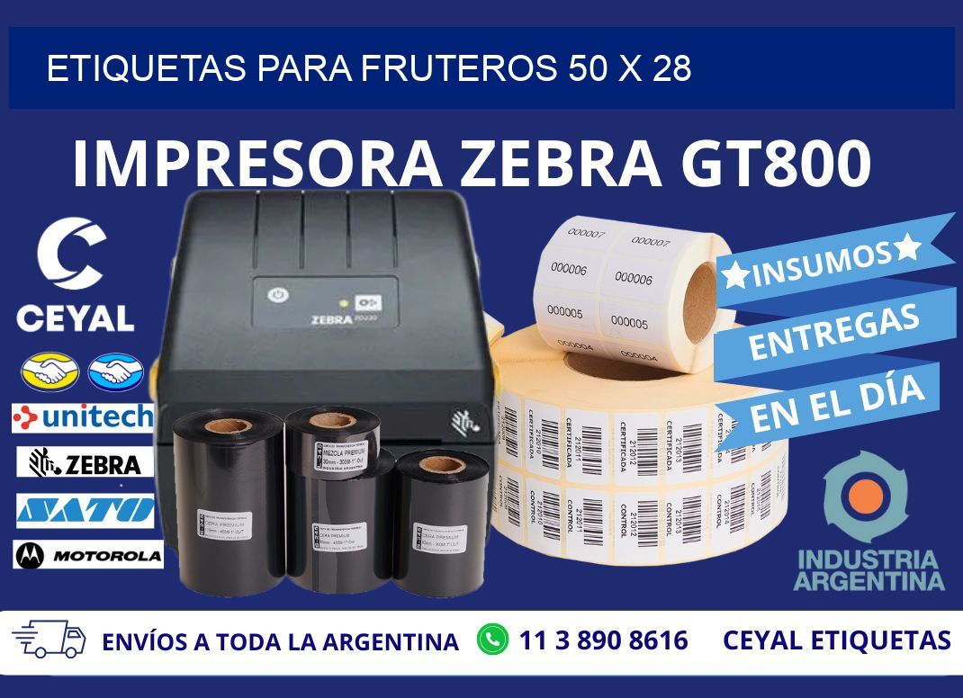 ETIQUETAS PARA FRUTEROS 50 x 28