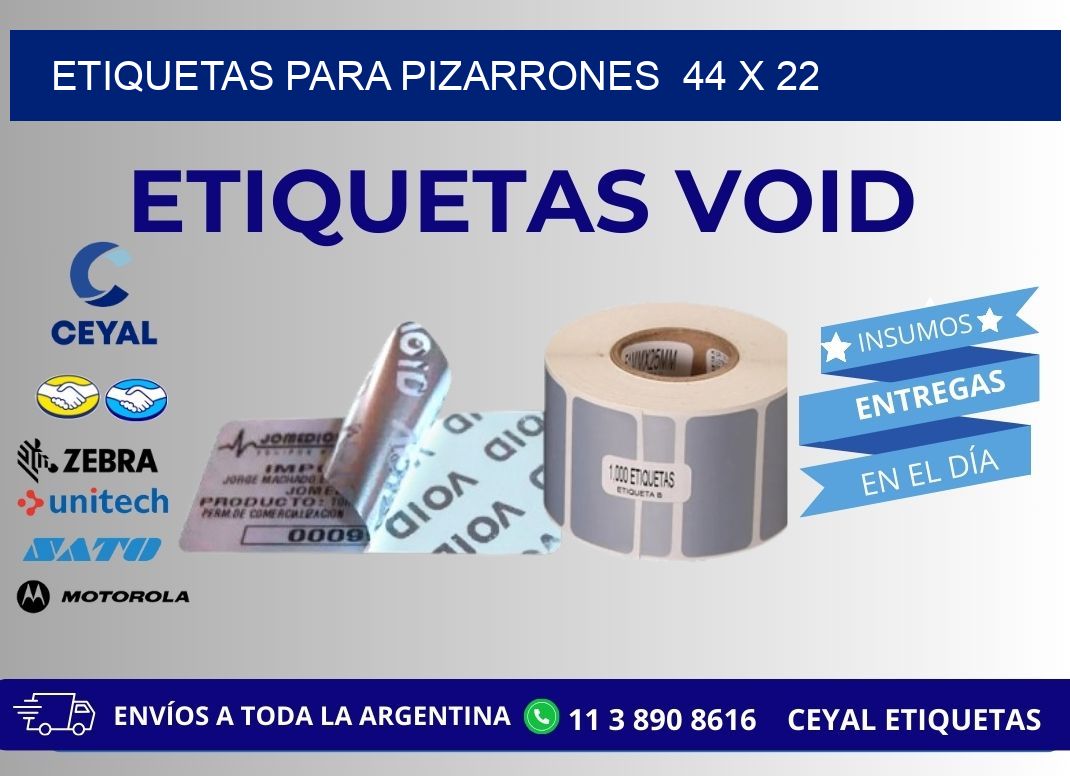 ETIQUETAS PARA PIZARRONES  44 x 22