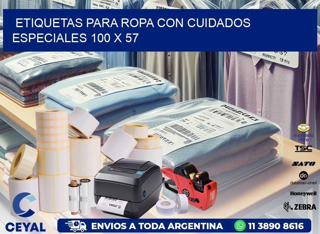 ETIQUETAS PARA ROPA CON CUIDADOS ESPECIALES 100 x 57