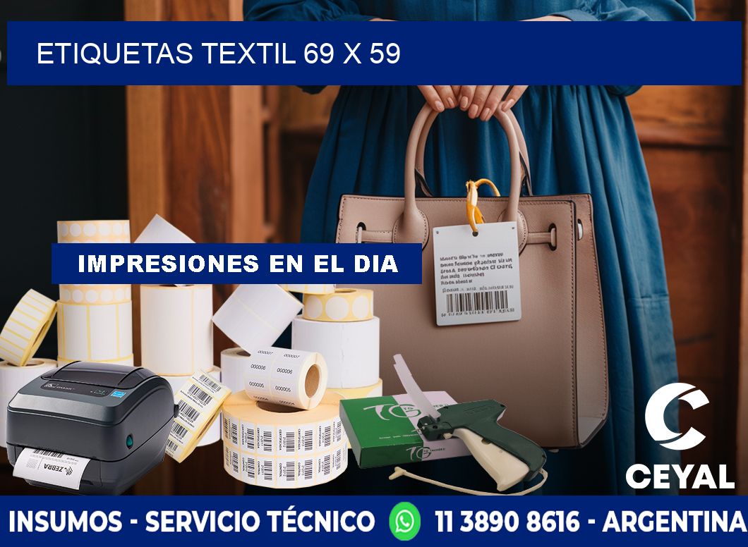 ETIQUETAS TEXTIL 69 x 59