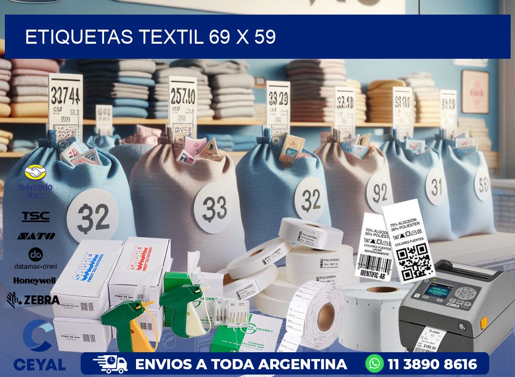 ETIQUETAS TEXTIL 69 x 59
