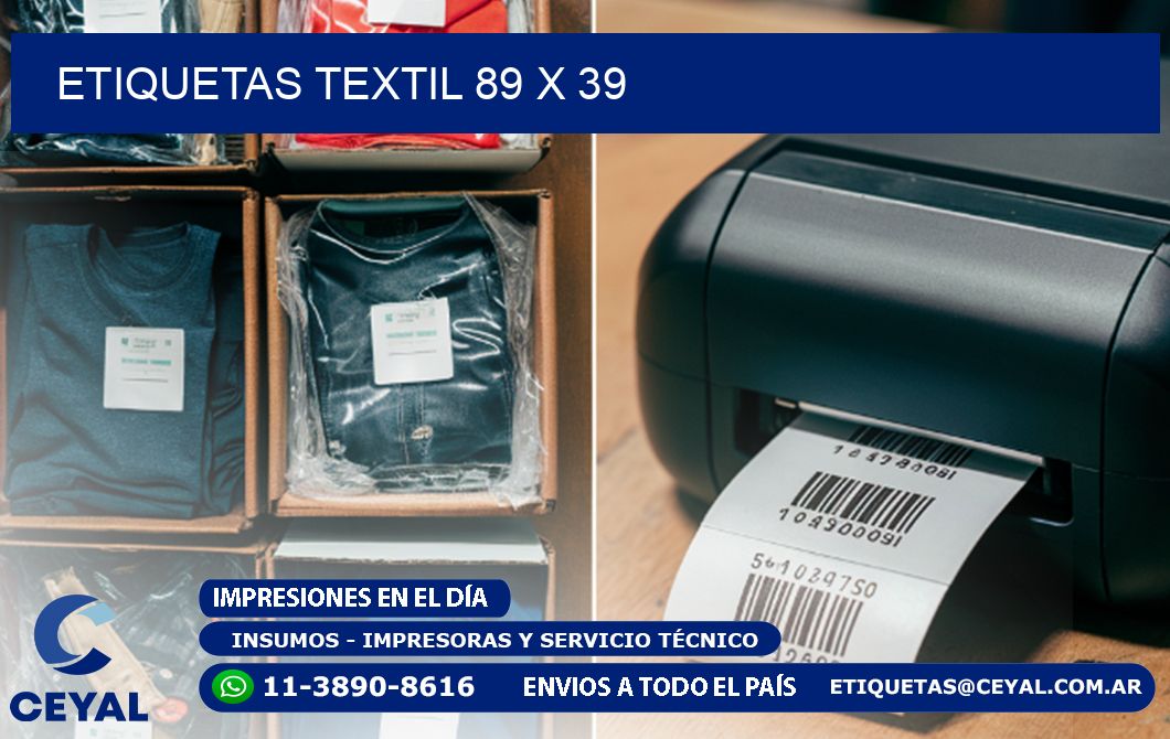 ETIQUETAS TEXTIL 89 x 39
