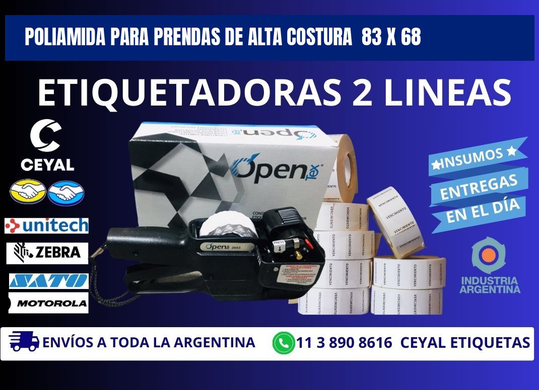 POLIAMIDA PARA PRENDAS DE ALTA COSTURA  83 x 68