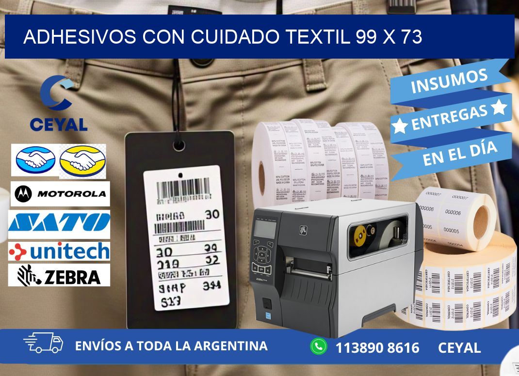 ADHESIVOS CON CUIDADO TEXTIL 99 x 73