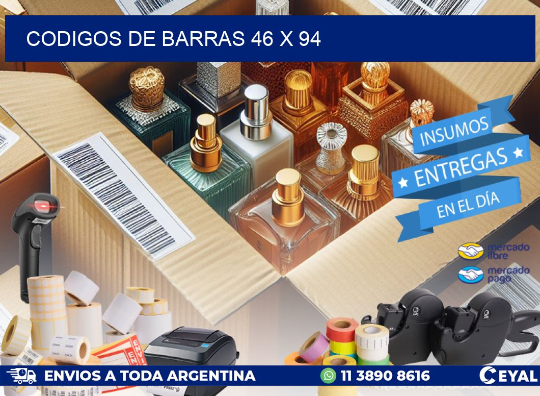 CODIGOS DE BARRAS 46 x 94