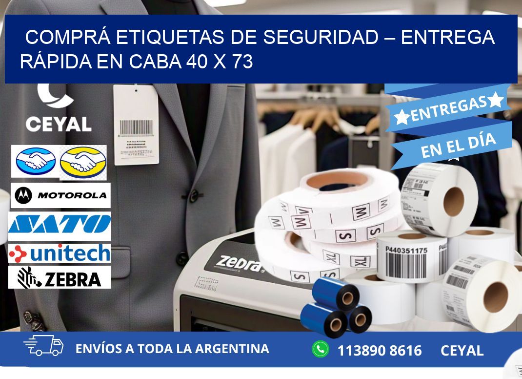 COMPRÁ ETIQUETAS DE SEGURIDAD – ENTREGA RÁPIDA EN CABA 40 x 73