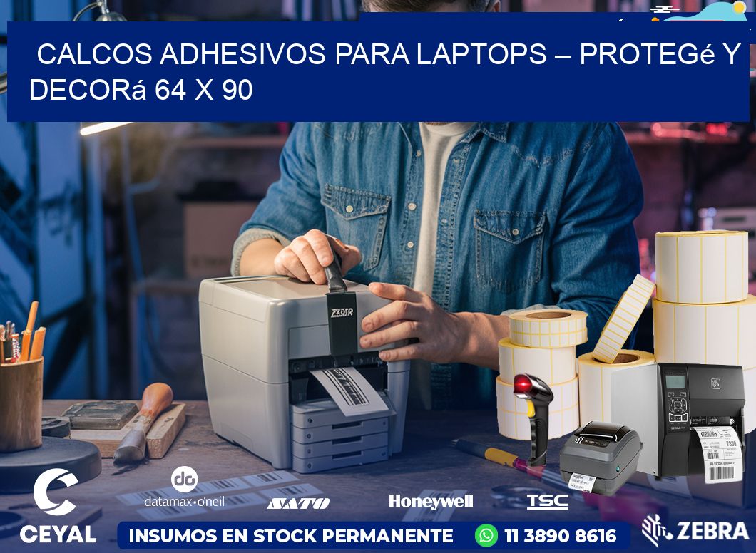 Calcos Adhesivos para Laptops – Protegé y Decorá 64 x 90