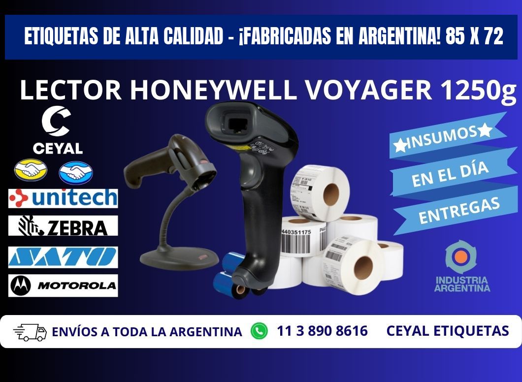 ETIQUETAS DE ALTA CALIDAD – ¡FABRICADAS EN ARGENTINA! 85 x 72