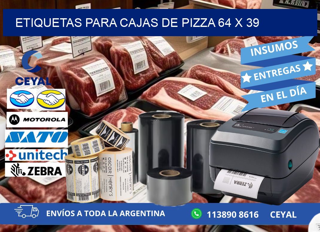 ETIQUETAS PARA CAJAS DE PIZZA 64 x 39