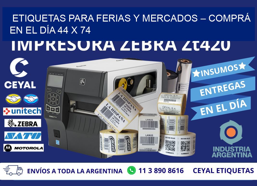 ETIQUETAS PARA FERIAS Y MERCADOS – COMPRÁ EN EL DÍA 44 x 74