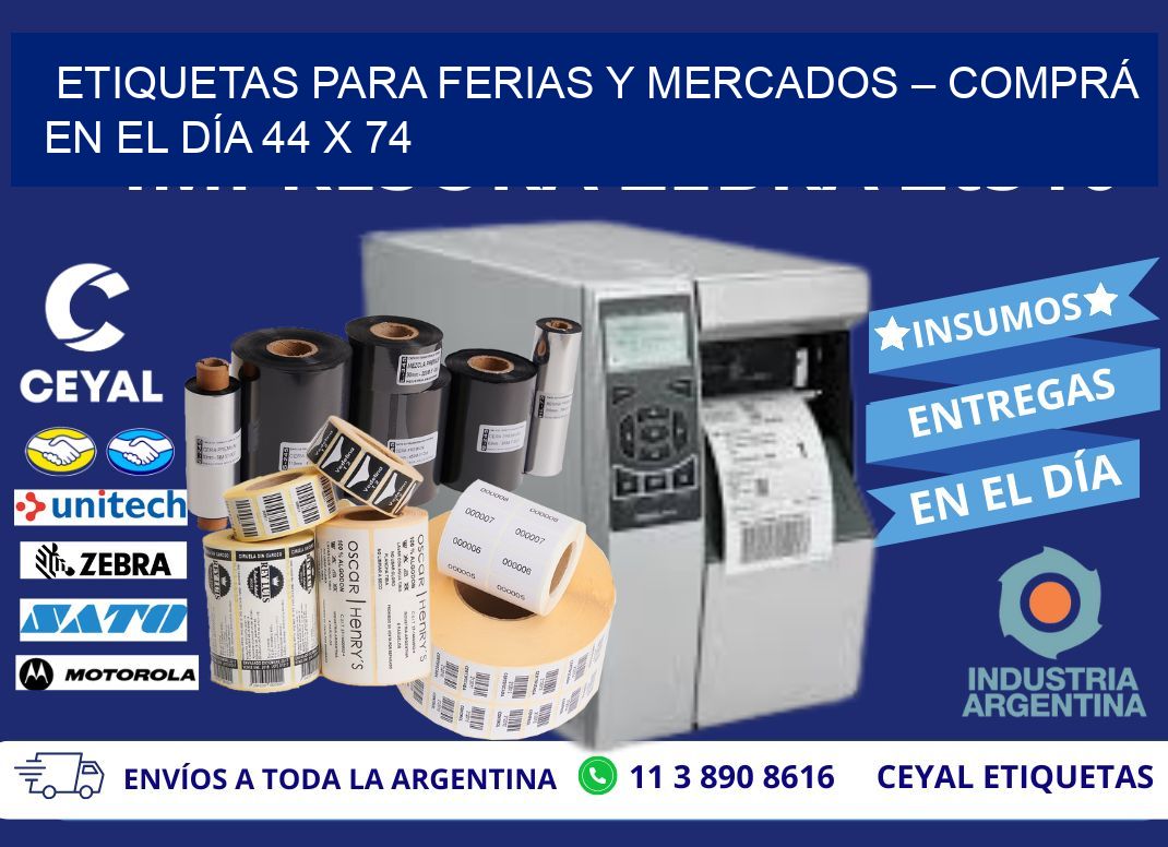 ETIQUETAS PARA FERIAS Y MERCADOS – COMPRÁ EN EL DÍA 44 x 74