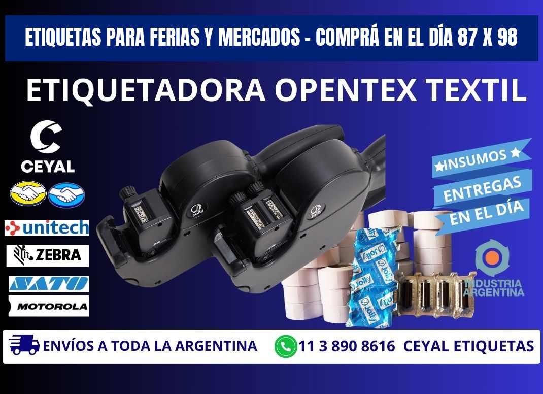 ETIQUETAS PARA FERIAS Y MERCADOS – COMPRÁ EN EL DÍA 87 x 98