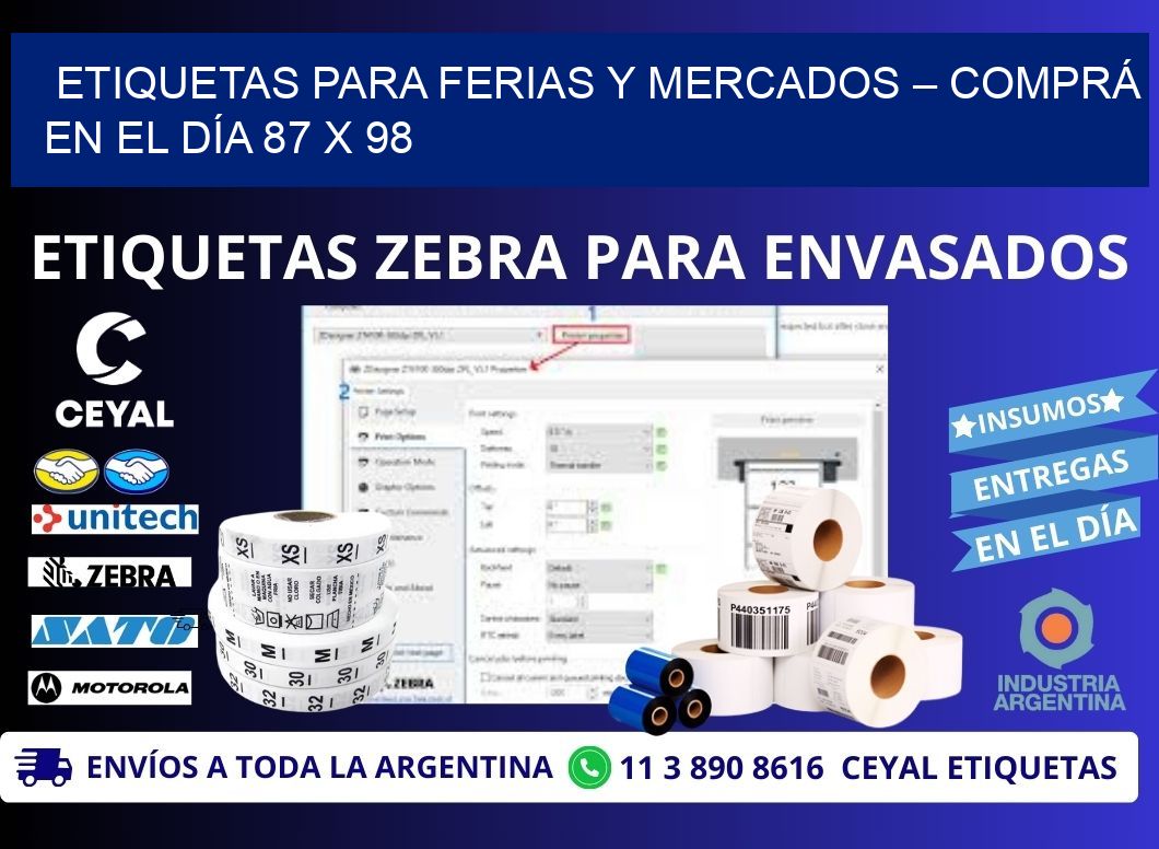 ETIQUETAS PARA FERIAS Y MERCADOS – COMPRÁ EN EL DÍA 87 x 98