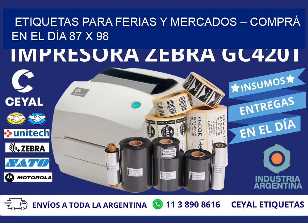 ETIQUETAS PARA FERIAS Y MERCADOS – COMPRÁ EN EL DÍA 87 x 98