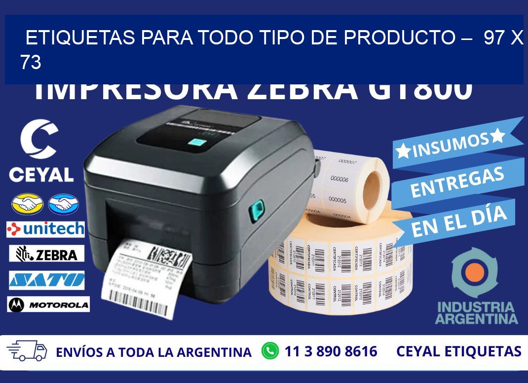 ETIQUETAS PARA TODO TIPO DE PRODUCTO –  97 x 73