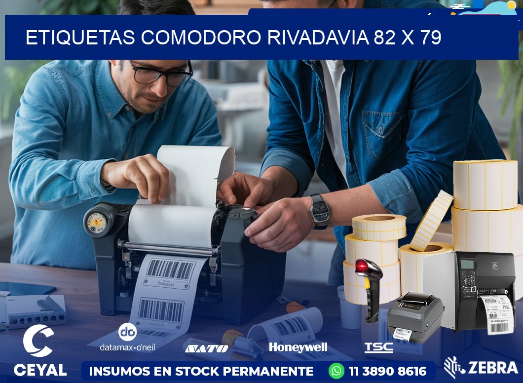 Etiquetas Comodoro Rivadavia 82 x 79