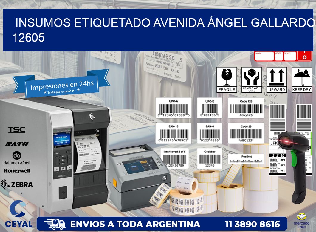 INSUMOS ETIQUETADO Avenida Ángel Gallardo 12605