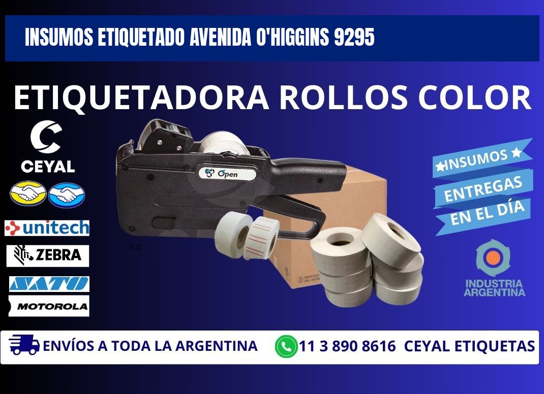 INSUMOS ETIQUETADO Avenida O'Higgins 9295