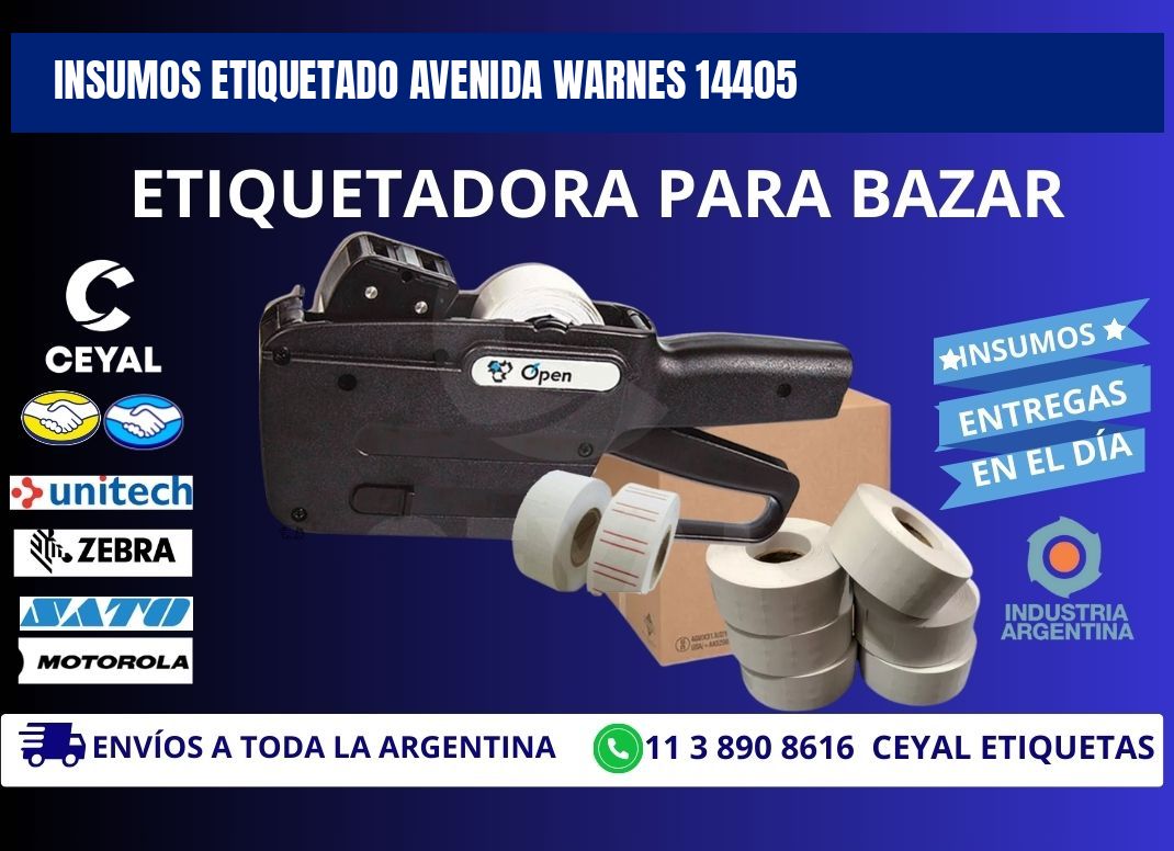 INSUMOS ETIQUETADO Avenida Warnes 14405