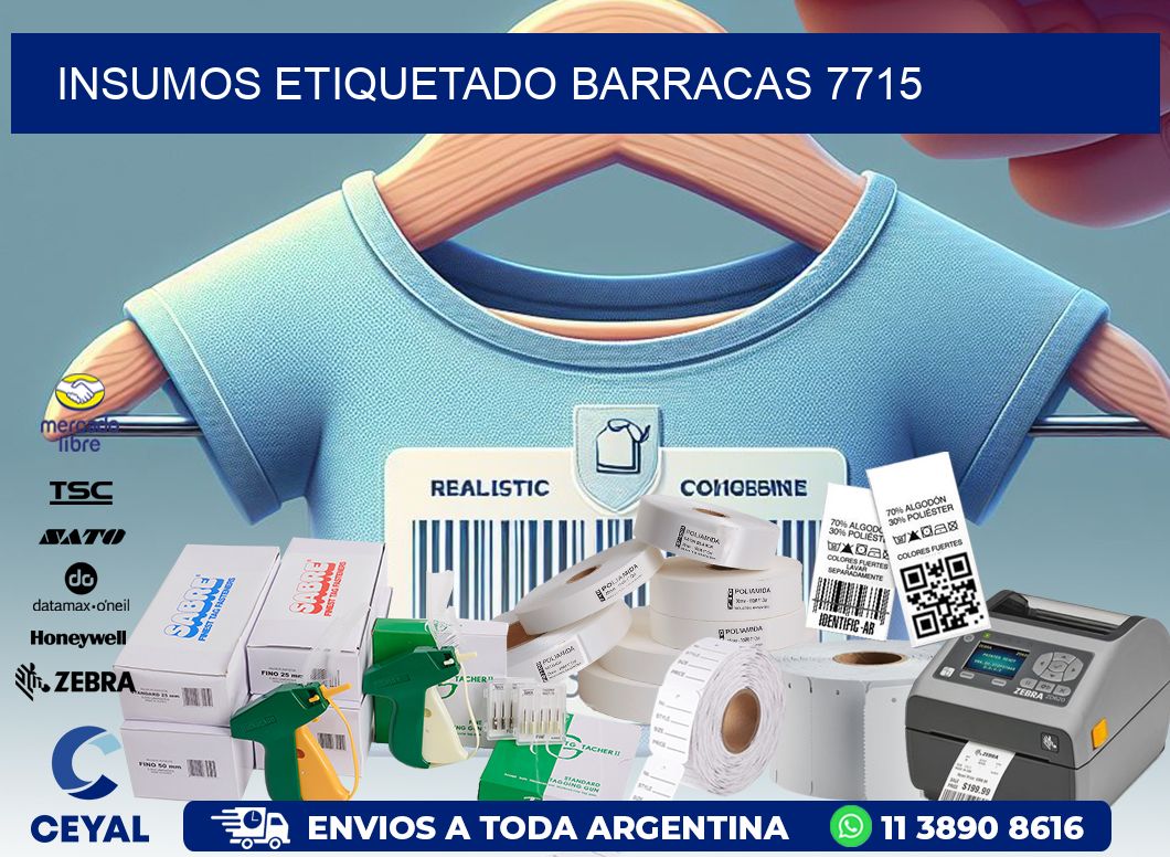 INSUMOS ETIQUETADO Barracas 7715