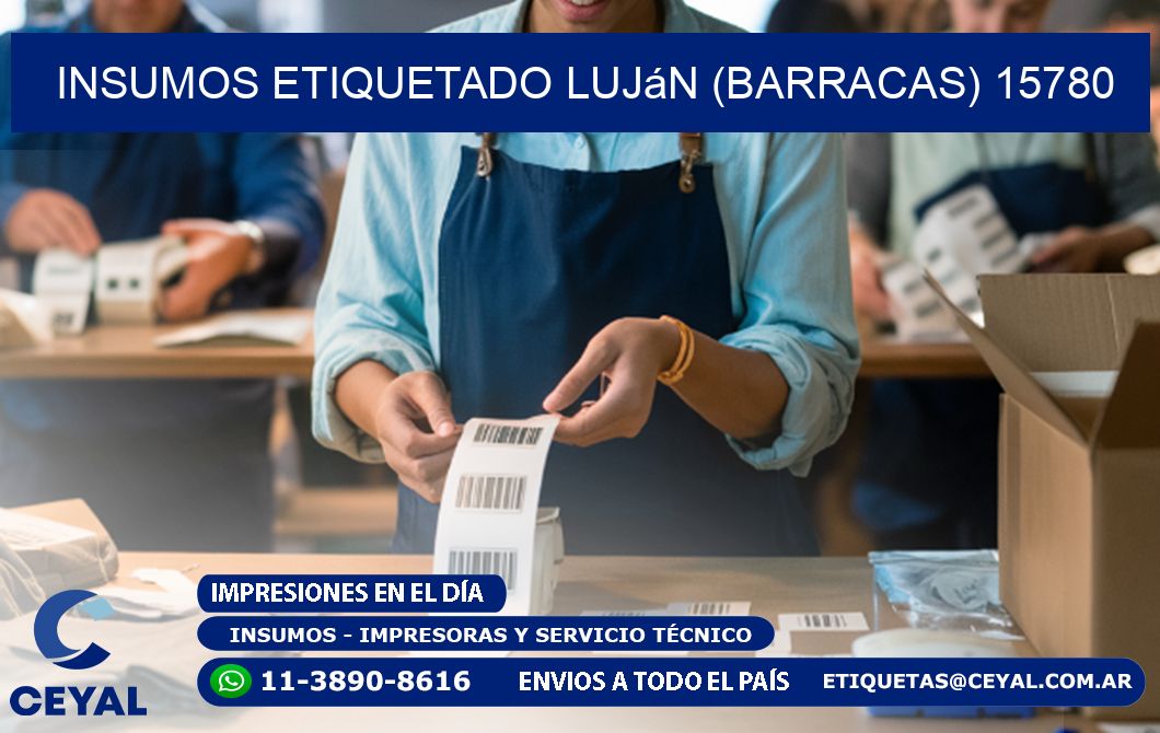 INSUMOS ETIQUETADO Luján (Barracas) 15780