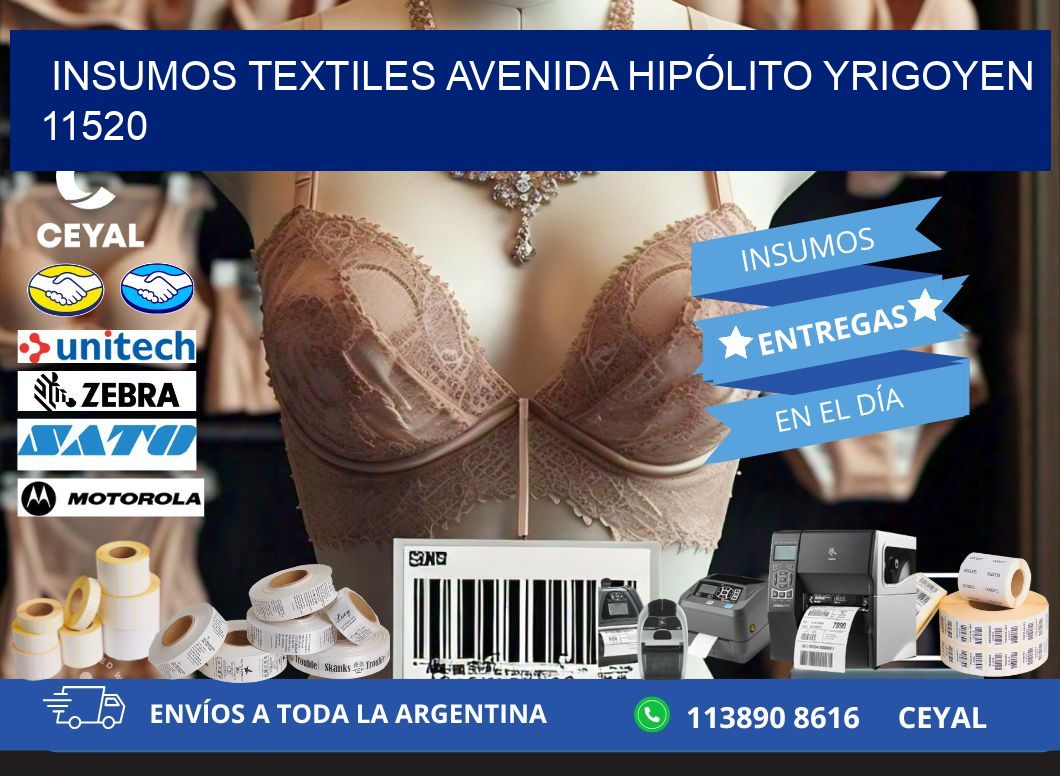 INSUMOS TEXTILES AVENIDA HIPÓLITO YRIGOYEN 11520