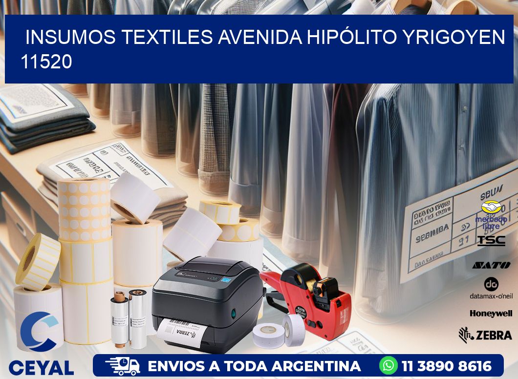 INSUMOS TEXTILES AVENIDA HIPÓLITO YRIGOYEN 11520