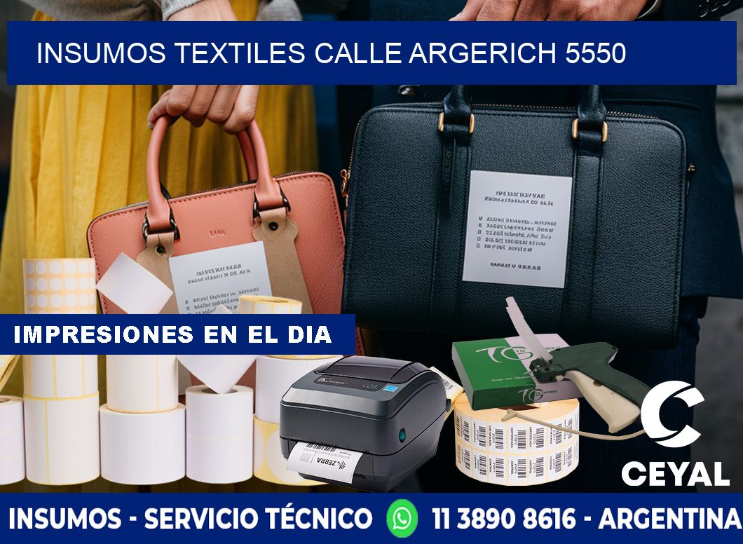 INSUMOS TEXTILES CALLE ARGERICH 5550
